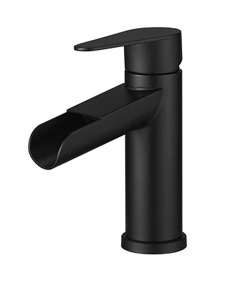 Waterfall Single Handle Single Hole Farmhouse Bathroom Faucet