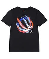 Jordan Big Boys Basketball Fire Short Sleeve T-Shirt