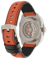 Avi-8 Men's Bell X-1 Machbuster Automatic Rubber and Leather Strap Watch