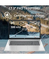 Hp Essential 17.3" Daily Traditional Laptop Intel Core 7 150U 8GB Ram Intel Integrated Graphics 512GB Ssd Storage Windows 11 Home Fhd 60Hz - Blue