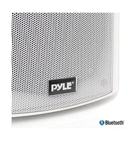 Pyle PDWR51BTWT 5.25" Bluetooth Waterproof Indoor/Outdoor Wall Mount Speakers - 240W, White, Pair