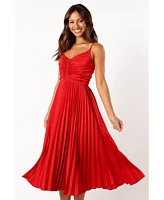 Petal and Pup Women's Naira Pleated Midi Dress
