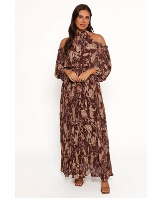 Petal and Pup Women's Hilary Pleated Maxi Dress
