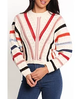Petal and Pup Women's Marie Stripe Knit Sweater