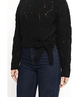 Petal and Pup Women's Birdie Tie Side Knit Sweater