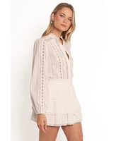 Petal and Pup Women's Charpelle Tiered Ruffle Mini Skirt