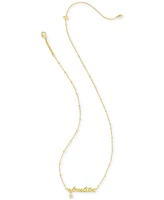 Kendra Scott 14k Gold-Plated Crystal Abuelita 19" Adjustable Pendant Necklace