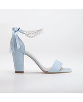 Melissa Block Heels Sandals with Pearls