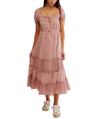 Free People Women's Falling Sun Midi Dress