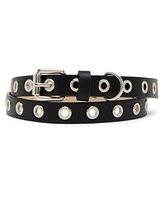 Steve Madden Pebble Polyurethane Puffy Buckle Belt