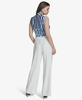 Halston Women's Elastic Back Pull-On Pants