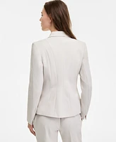 Kasper Women's Seamed One-Button Blazer, Regular & Petite