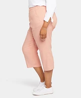 Nydj Plus Linen-Blend Stretch Utility Pants