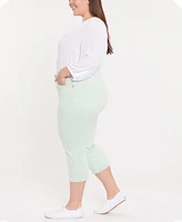 Nydj Plus Marilyn Crop Cuff Denim Jeans