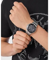 Plein Sport Men's Titan Chronograph Date Quartz Stainless Steel Bracelet Watch, 46mm