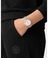 Plein Sport Women's Metronaut Three Hand Quartz Two-Tone Bracelet Watch