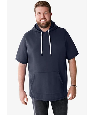 Liberty Blues Tall by KingSize Short-Sleeve Hoodie