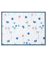 Fiesta Breezy Floral Dish Drying Mat, 16" x 22"