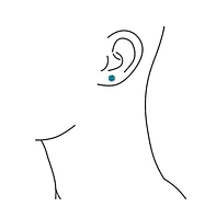 Bling Jewelry Iridescent Crown Setting Created Opal Solitaire Stud Earrings Rose Gold Plated .925 Sterling Silver White Blue Orange 6