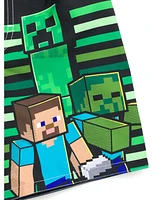 Minecraft Steve Creeper Alex Skeleton Swim Trunks Bathing Suit Toddler to Big Kid