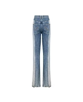 Pcfg Women's Free Heaven Inside Out Blue Jeans