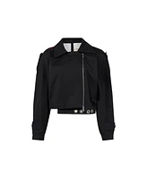 Pcfg Women's Free Heaven Cropped Trenchcoat