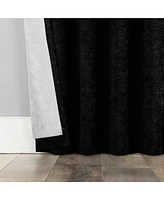 Isidora Velvet Magnetic Closure 100% Blackout Grommet Curtain Panel