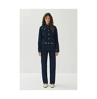 Alohas Women's Sand Indigo Denim Jacket