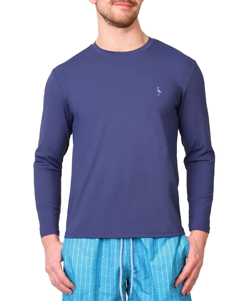 Tailorbyrd Men's Solid Performance Long Sleeve Rashguard