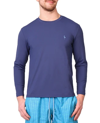 Tailorbyrd Men's Solid Performance Long Sleeve Rashguard