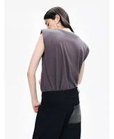 Nocturne Women's V-Neck Padded T-Shirt