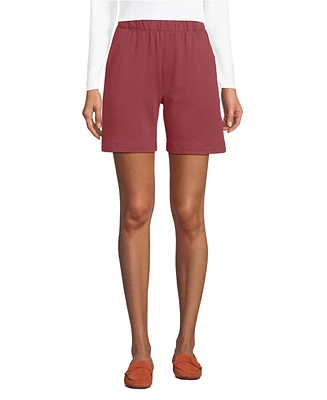 Lands' End Petite Sport Knit High Rise Shorts