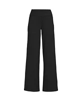 Lands' End Plus Active Hi Impact High Rise Wide Leg Pants