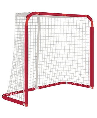 Soozier Soccer Goal, Practice Soccer Goal Net with Steel Frame, Pe Mesh