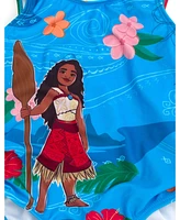 Moana Toddler Girls Disney Upf 50+ One Piece Bathing Suit