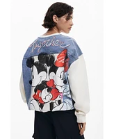 Desigual Women's Mickey and Minnie sweatshirt