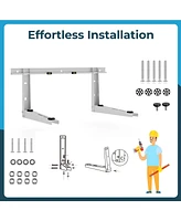 Mini Split Wall Mounting Bracket for 12000-24000 Btu Universal Ductless Ac