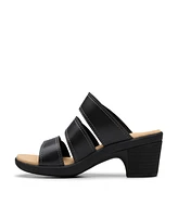 Clarks Collection Women's Emily2 Adella Block Heel Sandals