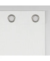 Aldwin Slub Texture Magnetic Closure 100% Blackout Grommet Curtain Panel