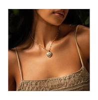 Serene Love - Jade Heart Diamond Evil Eye Necklace