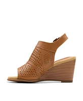 Clarks Collection Women's Emmalae Hope Wedge Sandals