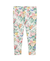 Polo Ralph Lauren Toddler and Little Girls Floral Stretch Jersey Legging Pants