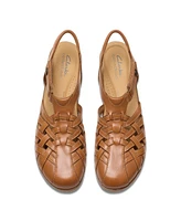 Clarks Collection Women's Elizabelle Mia Riptape Flat Sandals
