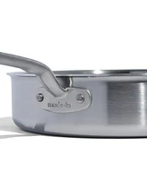 Made In Stainless Steel Clad 3.5-Quart Saute Pan with Lid