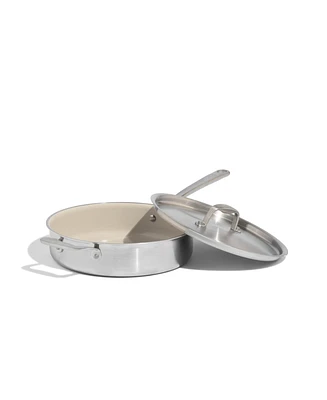 Made In CeramiClad 3.5-Quart Saute Pan with Lid