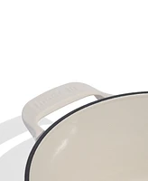 Made Enameled Cast Iron 5.5-Quarts Round Dutch Oven with Lid