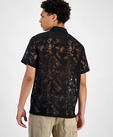 Guess Men's Regular-Fit Devore Floral Shirt
