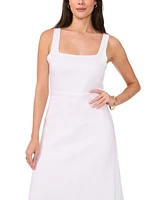 Vince Camuto Women's Square-Neck Linen-Blend Maxi Dress