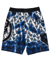 Avengers Little Boys Spider-Man Captain America Hulk Iron Man Pullover Rash Guard & Swim Trunks Outfit Set to