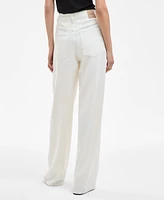 Boss Orange Women's High-Rise Slouchy Wide-Leg Jeans